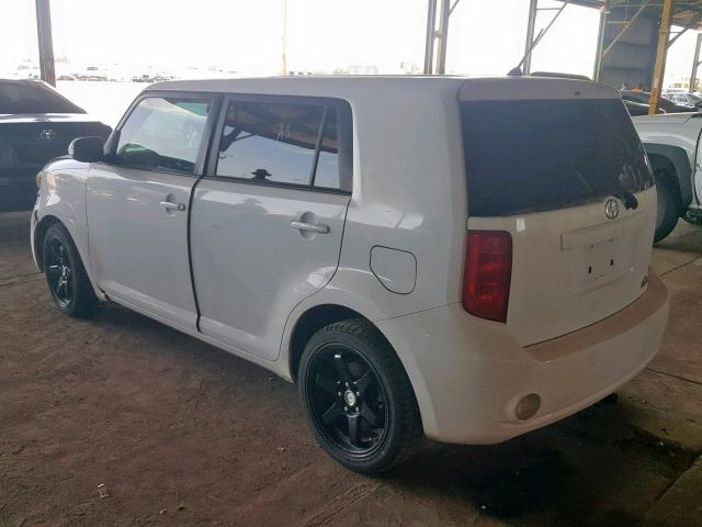 JTLKE50E881036712 - 2008 TOYOTA SCION XB 白色 照片 3