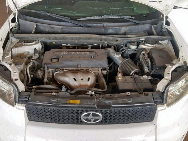 JTLKE50E881036712 - 2008 TOYOTA SCION XB 白色 照片 7