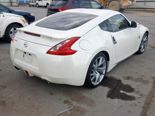 JN1AZ4EH5EM633922 - 2014 NISSAN 370Z BASE WHITE photo 4