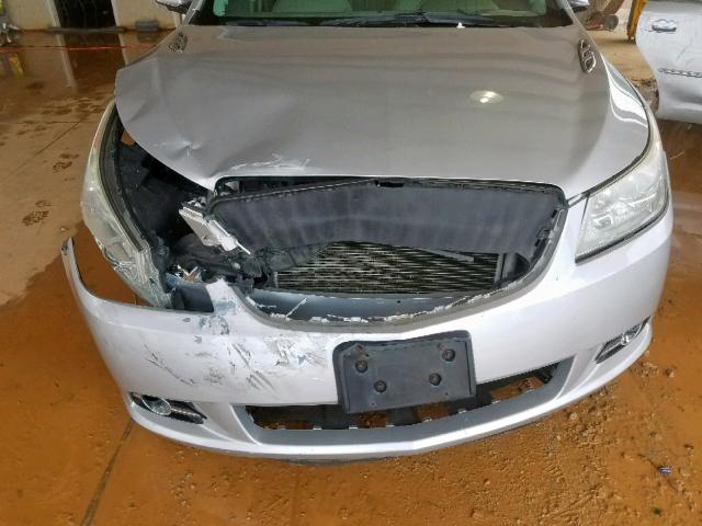 1G4GC5EG6AF188493 - 2010 BUICK LACROSSE C SILVER photo 7