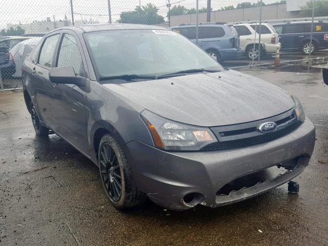 1FAHP3GN2AW177381 - 2010 FORD FOCUS SES GRAY photo 1