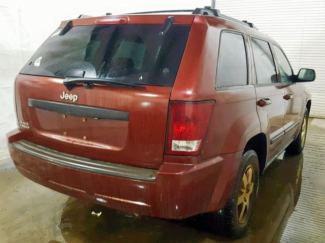 1J8GR48K29C510193 - 2009 JEEP GRAND CHER RED photo 4