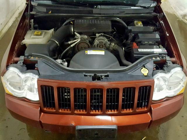 1J8GR48K29C510193 - 2009 JEEP GRAND CHER RED photo 7