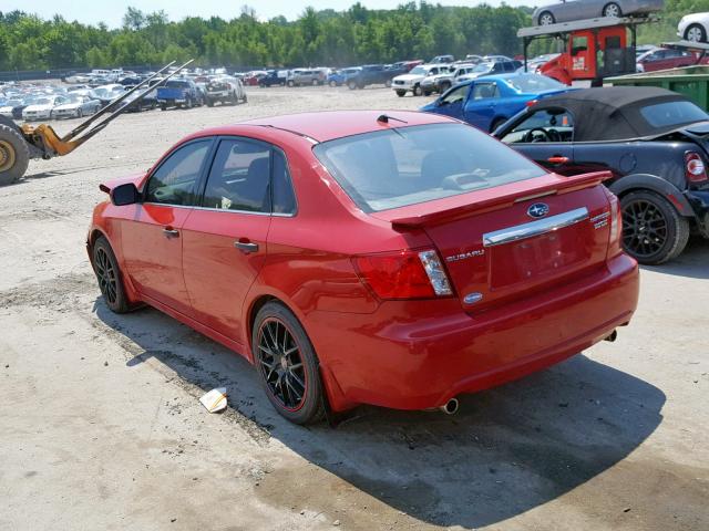 JF1GE74608G504936 - 2008 SUBARU IMPREZA WR RED photo 3