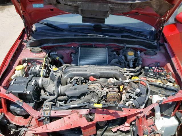 JF1GE74608G504936 - 2008 SUBARU IMPREZA WR RED photo 7