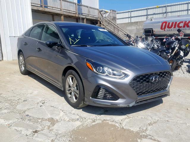 5NPE34AF6JH680207 - 2018 HYUNDAI SONATA SPO GRAY photo 1