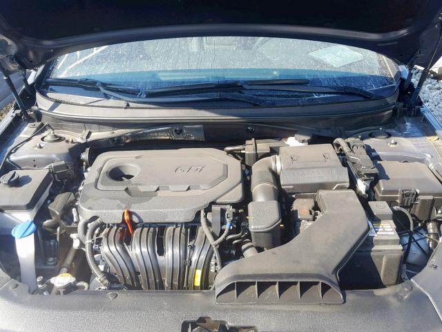 5NPE34AF6JH680207 - 2018 HYUNDAI SONATA SPO GRAY photo 7