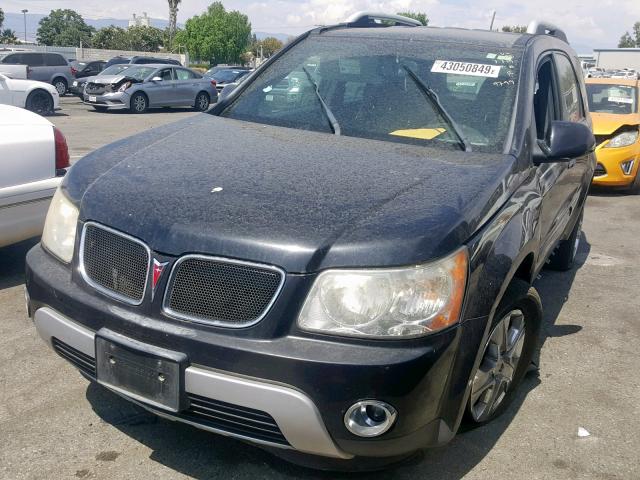 2CKDL33F386319799 - 2008 PONTIAC TORRENT BLACK photo 2