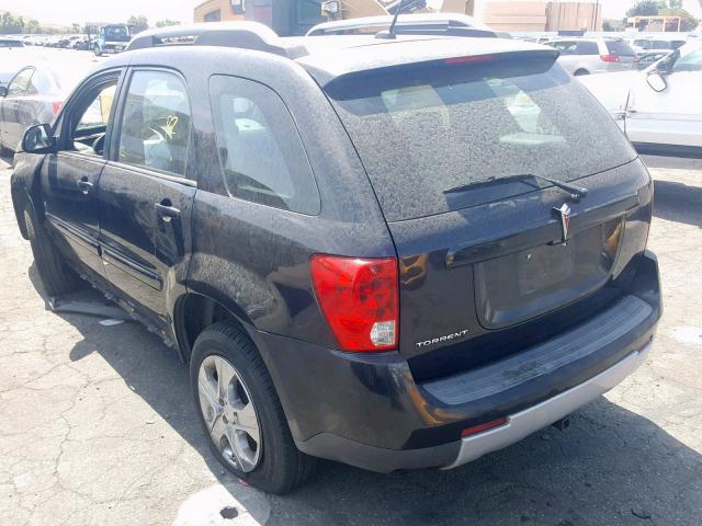 2CKDL33F386319799 - 2008 PONTIAC TORRENT BLACK photo 3