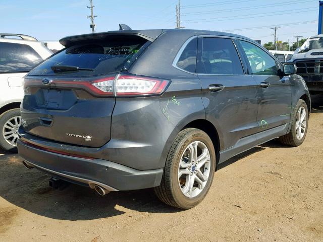 2FMPK4K82JBB61657 - 2018 FORD EDGE TITAN GRAY photo 4