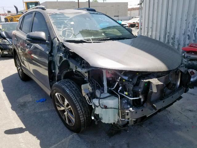 JTMWFREV6JJ748541 - 2018 TOYOTA RAV4 ADVEN GRAY photo 1