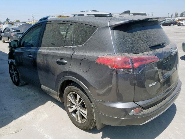 JTMWFREV6JJ748541 - 2018 TOYOTA RAV4 ADVEN GRAY photo 3