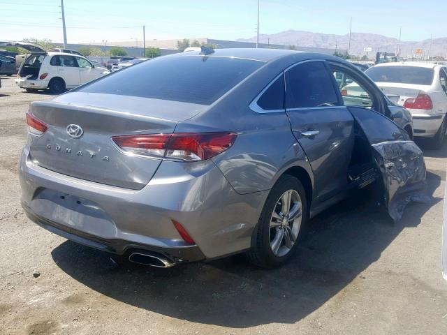 5NPE34AF0JH645677 - 2018 HYUNDAI SONATA SPO CHARCOAL photo 4