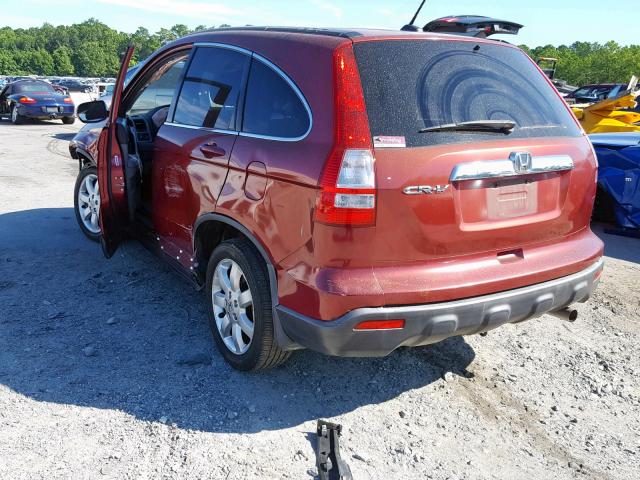 JHLRE38707C075773 - 2007 HONDA CR-V EXL RED photo 3