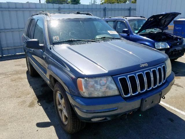 1J4GW58N91C642950 - 2001 JEEP GRAND CHER GRAY photo 1