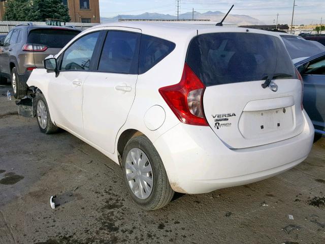 3N1CE2CP7FL428343 - 2015 NISSAN VERSA NOTE WHITE photo 3