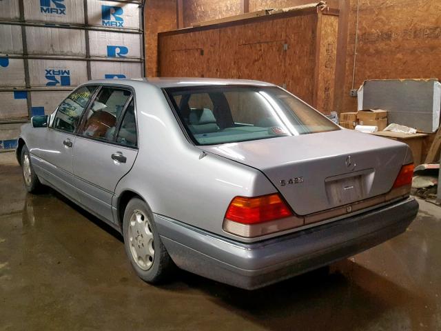 WDBGA43E8TA304670 - 1996 MERCEDES-BENZ S 420 SILVER photo 3