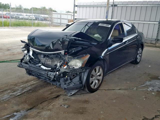 1HGCP2F84AA169162 - 2010 HONDA ACCORD EXL BLACK photo 2