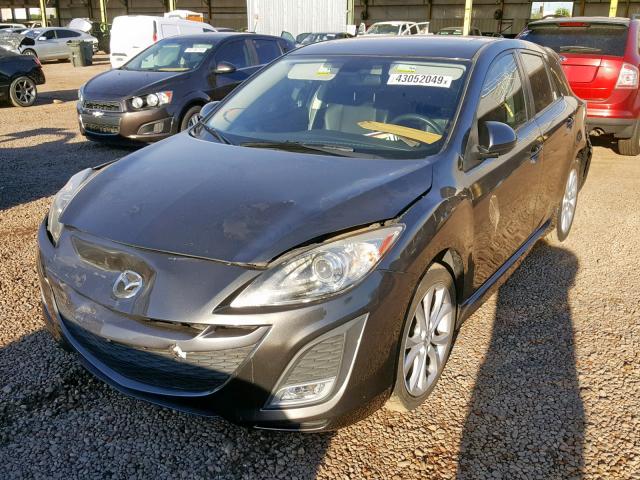 JM1BL1M55B1363273 - 2011 MAZDA 3 S GRAY photo 2