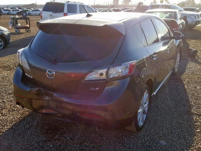 JM1BL1M55B1363273 - 2011 MAZDA 3 S GRAY photo 4