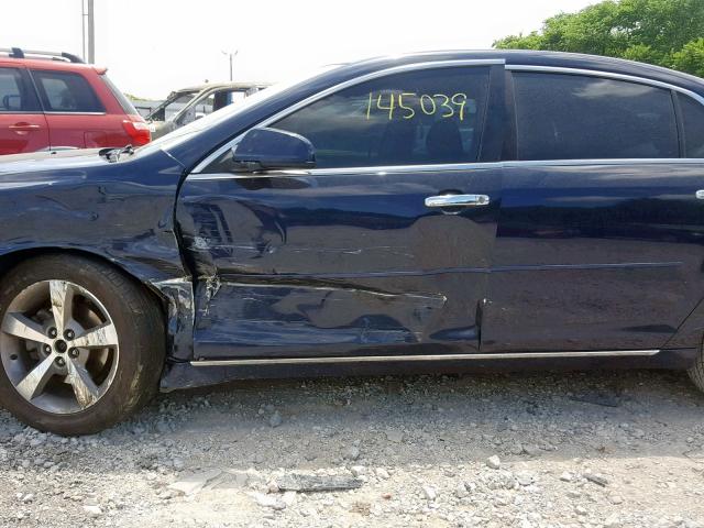 1G1ZC5EU8CF321513 - 2012 CHEVROLET MALIBU 1LT 蓝色 照片 10