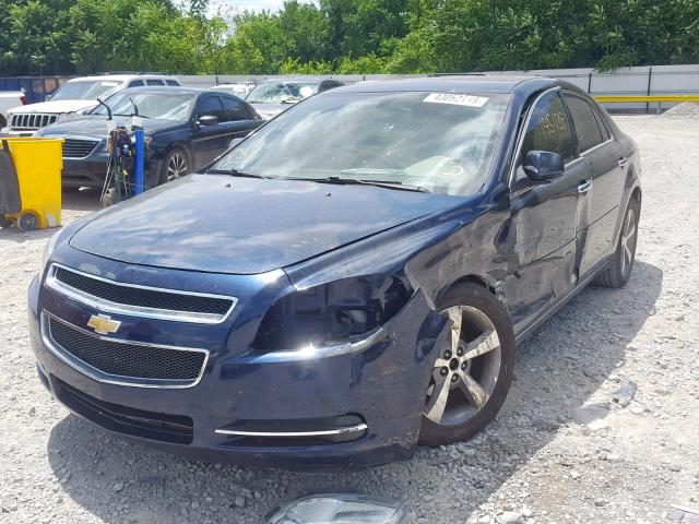 1G1ZC5EU8CF321513 - 2012 CHEVROLET MALIBU 1LT 蓝色 照片 2