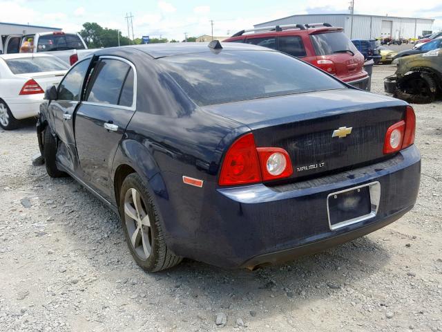 1G1ZC5EU8CF321513 - 2012 CHEVROLET MALIBU 1LT 蓝色 照片 3