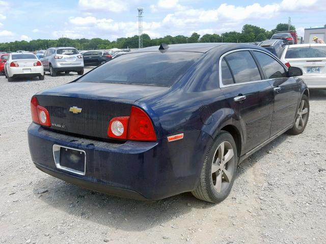 1G1ZC5EU8CF321513 - 2012 CHEVROLET MALIBU 1LT 蓝色 照片 4