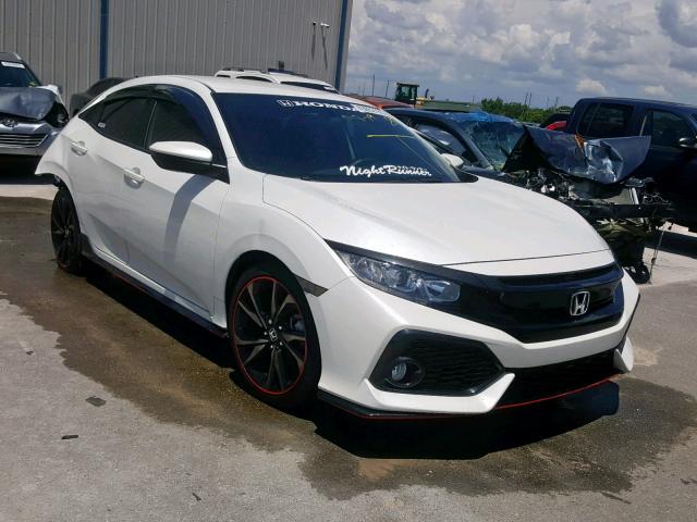 SHHFK7H42JU233447 - 2018 HONDA CIVIC SPOR WHITE photo 1