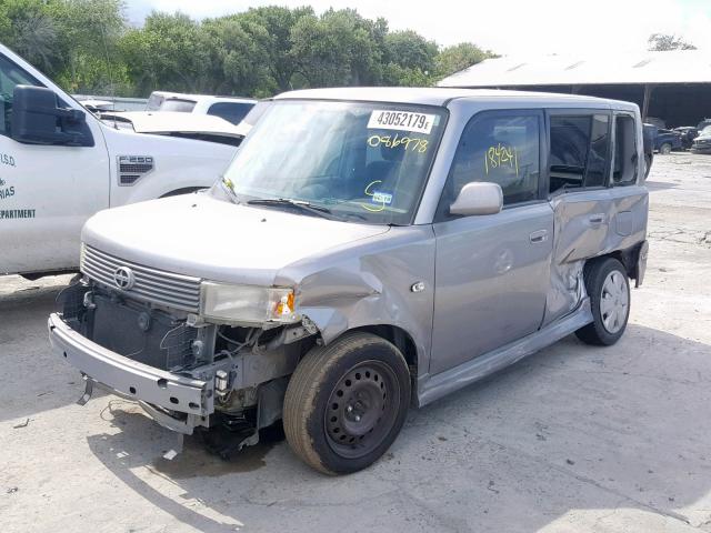 JTLKT324764086978 - 2006 TOYOTA SCION XB 灰色 照片 2
