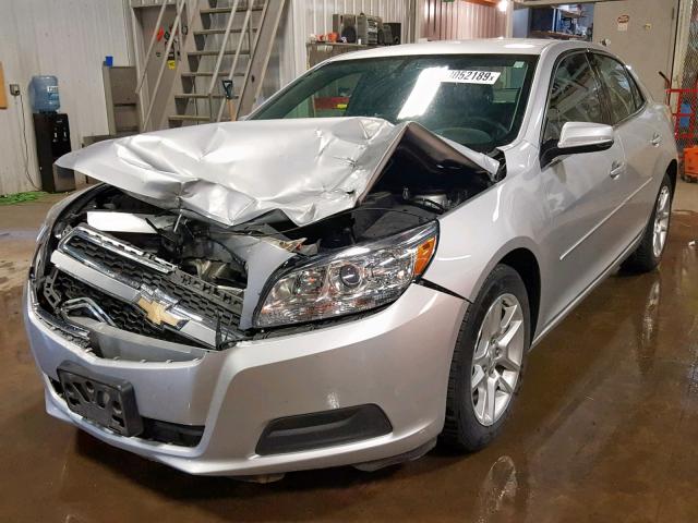1G11C5SAXDF327399 - 2013 CHEVROLET MALIBU 1LT 银色 照片 2