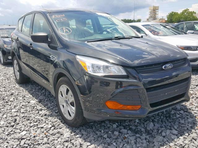 1FMCU0F75EUD77800 - 2014 FORD ESCAPE S BLACK photo 1