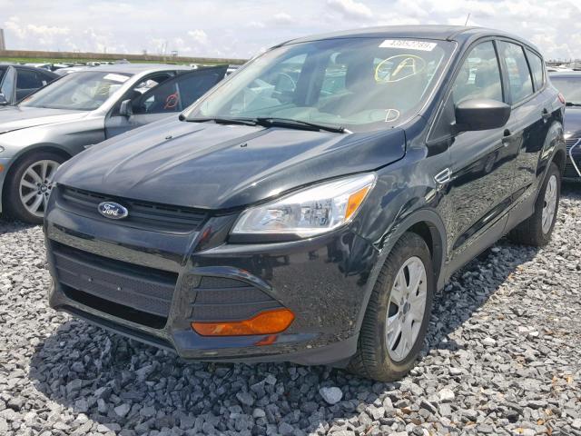 1FMCU0F75EUD77800 - 2014 FORD ESCAPE S BLACK photo 2