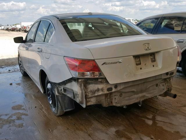 1HGCP26839A116951 - 2009 HONDA ACCORD EXL WHITE photo 3