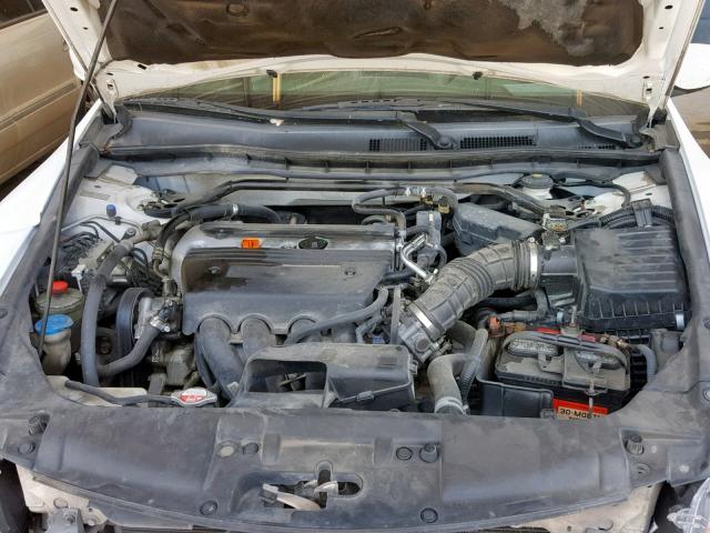 1HGCP26839A116951 - 2009 HONDA ACCORD EXL WHITE photo 7