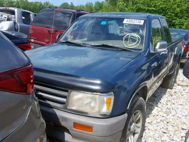 JT4UN24D8V0044282 - 1997 TOYOTA T100 XTRAC GREEN photo 2