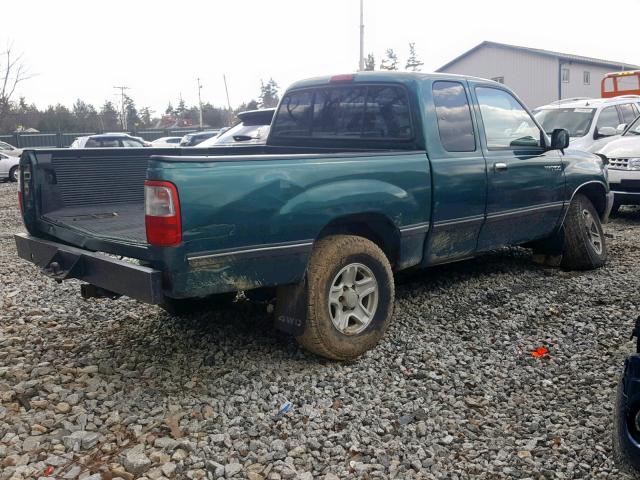 JT4UN24D8V0044282 - 1997 TOYOTA T100 XTRAC GREEN photo 4