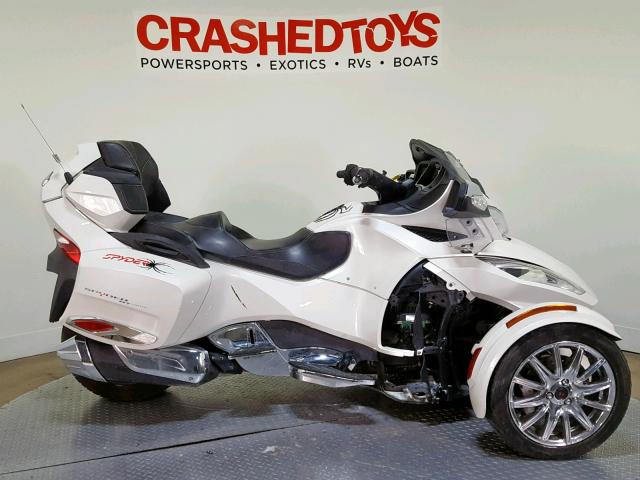 2BXNBDD15EV001286 - 2014 CAN-AM SPYDER ROA WHITE photo 1