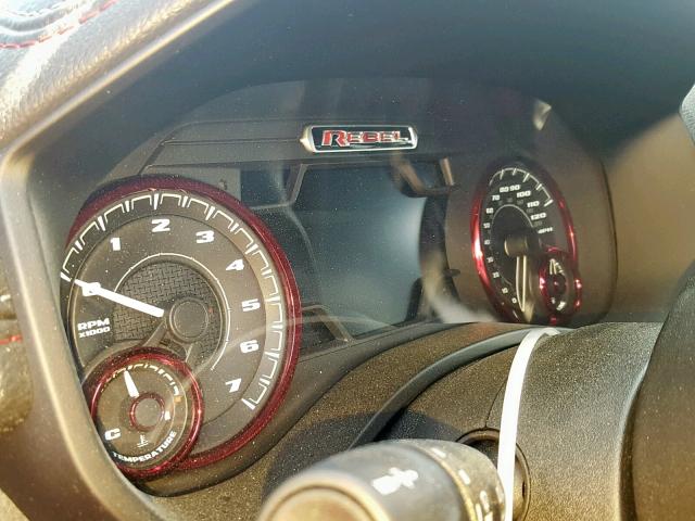 1C6SRFLT2KN671089 - 2019 RAM 1500 REBEL წითელი ფოტო 8