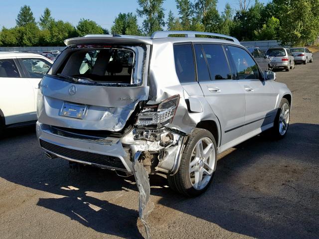 WDCGG8HB8BF597228 - 2011 MERCEDES-BENZ GLK 350 4M SILVER photo 4