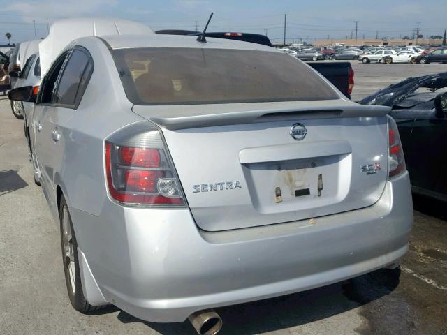 3N1CB61E87L726144 - 2007 NISSAN SENTRA SE- SILVER photo 3