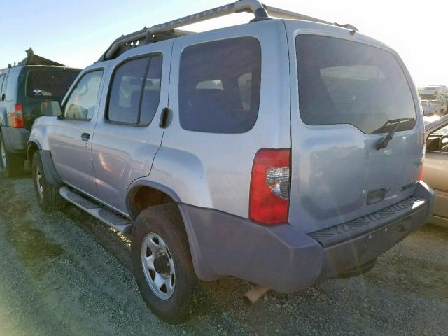 5N1DD28T04C634361 - 2004 NISSAN XTERRA XE SILVER photo 3