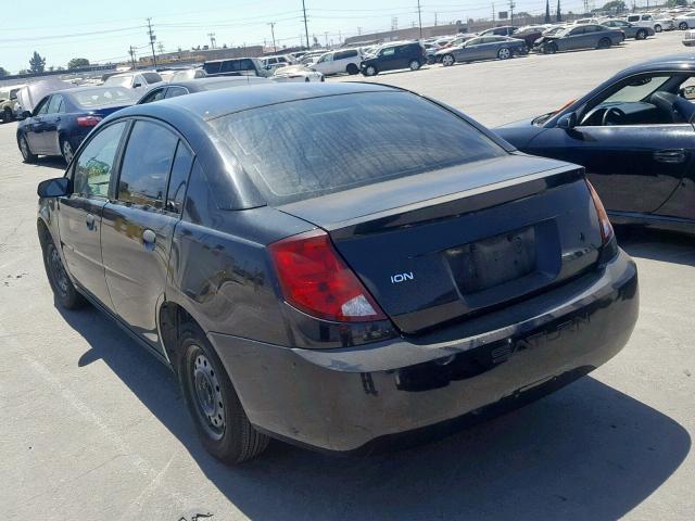 1G8AG52F35Z127725 - 2005 SATURN ION LEVEL BLACK photo 3