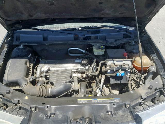 1G8AG52F35Z127725 - 2005 SATURN ION LEVEL BLACK photo 7