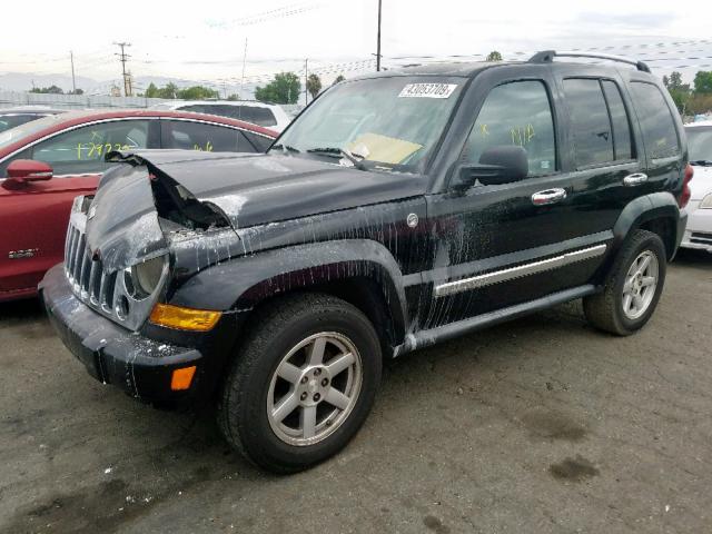 1J4GL58K27W521277 - 2007 JEEP LIBERTY LI BLUE photo 2