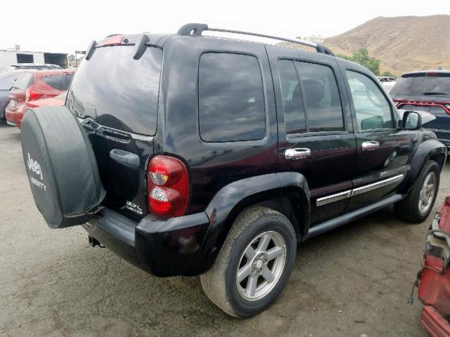 1J4GL58K27W521277 - 2007 JEEP LIBERTY LI BLUE photo 4