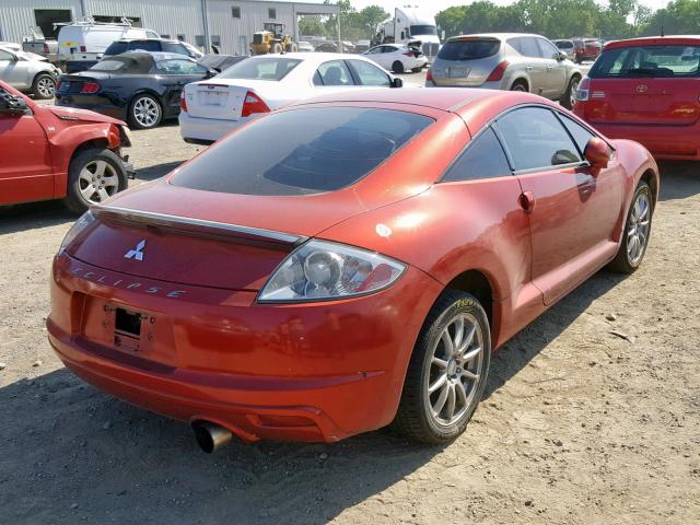 4A3AK24F39E015453 - 2009 MITSUBISHI ECLIPSE GS RED photo 4