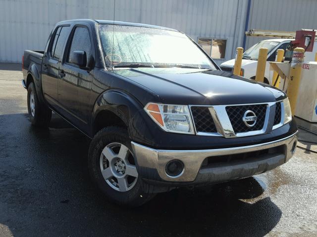 1N6AD07U36C473929 - 2006 NISSAN FRONTIER C BLACK photo 1