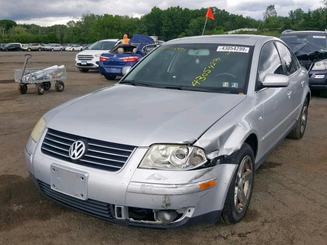 WVWTH63B34P042830 - 2004 VOLKSWAGEN PASSAT GLX SILVER photo 2