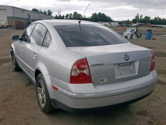 WVWTH63B34P042830 - 2004 VOLKSWAGEN PASSAT GLX SILVER photo 3